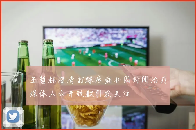 王哲林澄清打球疼痛非因封闭治疗媒体人公开致歉引发关注